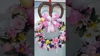 SAVE THIS FUN EASTER DIY FOR LATER!! #easterdiy #diy #diycrafts #diywreath #easterideas #easterdecor