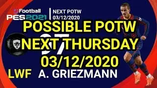 POSSIBLE NEXT POTW | NEXT THURSDAY PES 2021 MOBILE