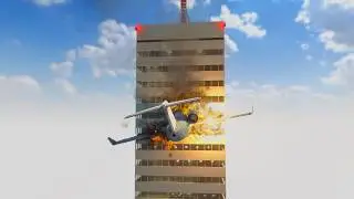 Plane On FIRE VS Office Building | Teardown