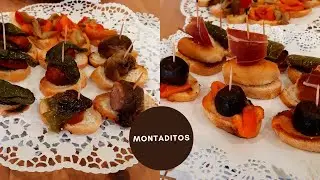 12  MONTADITOS,🥖 PINCHOS, TAPAS  en cinco minutos Fácil y Rápido 12#VlogMás Recetas☃️