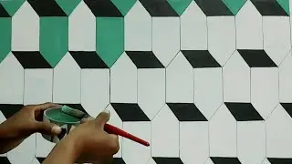 CAT TEMBOK MOTIF 3D | DEKORASI DINDING 3D TERBARU | 3D WALL PAINTING DECORATION IDEAS
