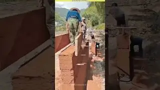 How village people make mud houses attractive and durable। #shorts #experiment