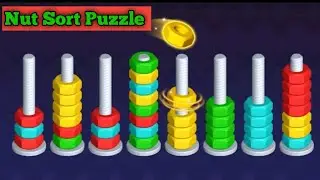 Nut Sort puzzle game level 23 to 27 Complete Gameplay 