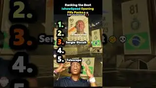 Ranking the Best Ishowspeed Opening Fifa Packs💀💀#ishowspeed #funny #viral #ranking #foryou #fyp
