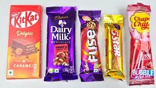 Chocolate & Candy Unboxing ASMR | KitKat, Dairy Milk, Fuse, 5 Star, Chupa Chups / Satisfying ASMR..