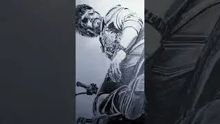 Game Changer Pencil Sketch | Ramcharan Drawing | Game Changer First Look teaser | RC15