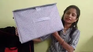 💥 Meesho Multipurpose storage Box and Bag 🛍️ for clothes and almira organiser 