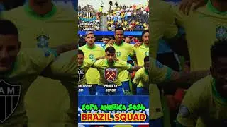 BRAZIL XI vs Costa Rica - Copa America USA 2024 Group D Match Day 1 #copaamerica #brazil #costarica