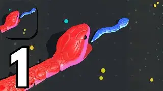 Snake Clash - Gameplay Walkthrough Part 1 Tutorial NEW Mobile Game (Android,ios)
