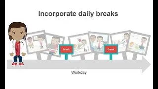 Sanity breaks to prevent burnout in healthcare