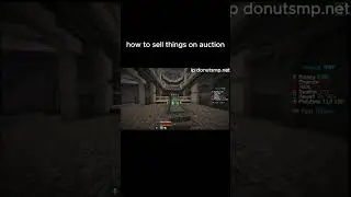 how to sell things on auction house on the donutsmp