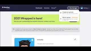 How to upload VIDEO PODCASTS to SPOTIFY via Anchor fm?