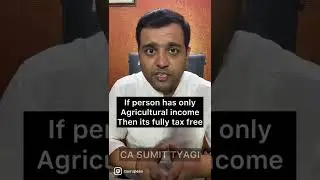 Is agricultural income taxable?? #bank #income #india #shorts #tax #savings #incometax #gift #cash