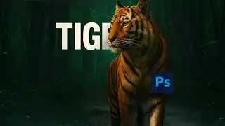 Photoshop Tutorial: Place Text Behind Anything! #photoshop #editing
