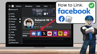 How To Link Favcebook with Roblox Profile