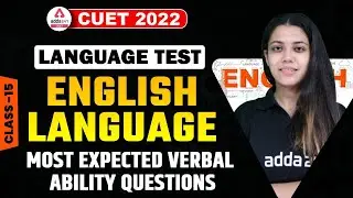 CUET 2022 | Most Expected Verbal Ability Questions | English Language | Class 15