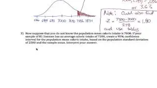 Sampling distribution and Confidence interval example