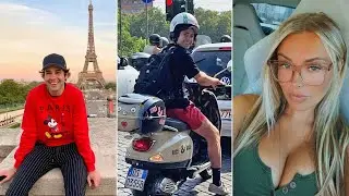 David Dobrik Behind the Scenes in Europe | Confessing his Love for Natalie Vlog Squad IG Stories 97