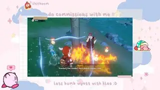 Commission with me ⸜( ˙˘˙)⸝ ·͙*̩̩͙✧ genshin impact gameplay