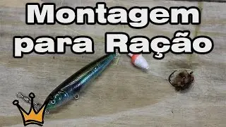 Montagem para Pesca com  Ra&ccedil;&atilde;o Artificial