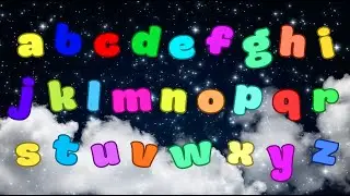 ABC Song for Kids | Uppercase & Lowercase Alphabet | Starry Night ABC Learning Video