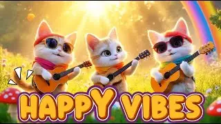 Happy Vibes – Relaxing Easter Music with Bunnies and a Cat