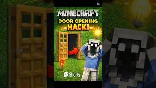 door opening hack. #minecraft #shorts