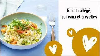 RISOTTO HEALTHY (poireaux et crevettes)