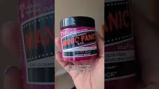 Coloration cheveux | Teinture manic panic couleur fuschia shock vegan