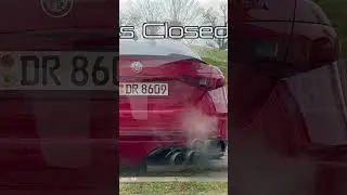 ЛУЧШИЙ ЗВУК выхлопной системы Alfa Romeo Giulia 2.0T! TROFEO ULTIMO valve-tronic!