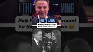 Rick Pitino's pregame joke came full circle with SJU's win over No. 3 #UConn 😆 #StJohns #CBB