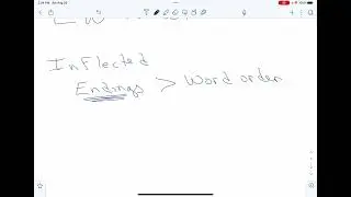 01 Intro and Inflected Language