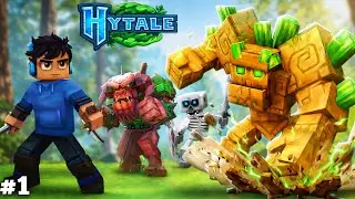 Minecraft Ka Real Competitor?! 😳 | Hytale Gameplay First Time 