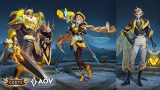 AOV New Skin Codex Xeniel [Valor Pass] Annette, Eland'oor, Thane | Bee Brigade - Arena of Valor