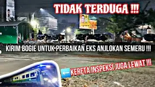 DADAKAN !!! KIRIM BOGIE UNTUK PERBAIKAN EKS ANJLOKAN KA SEMERU