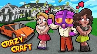Life of a BILLIONAIRE in Crazy Craft 4.0! (Minecraft)