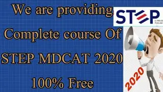 get complete course of STEP MDCAT 100% free|| Mr ZuAj