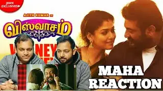 Vaaney Vaaney Song REACTION | Viswasam Video Songs | Ajith Kumar, Nayanthara | Maha Reaction