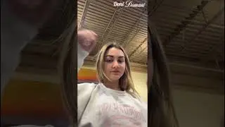 Live while walking on a treadmill