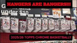 THE HITS KEEP COMING!! 2025/26 TOPPS CHROME BASKETBALL HANGER BOXES ARE ON FIRE!!! #toppschrome 