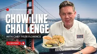 Chow Line Challenge with Chef Tyler Florence at San Francisco Fleet Week with the USO.