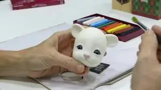 TIGER BABY DIY tutorial by Patricia Santoro/ Tutorial Tigre bebe.