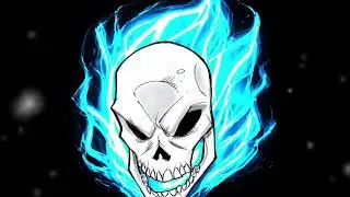 Gost rider image effect background no HD video Image effect background no HD 