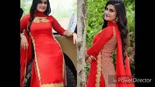 Red colour suits||latest designer red suits||colour combination with red by something new trendy