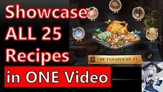 【Kang】ALL Recipes in ONE Video! Full Gastronomy Recipes Showcase Harry Potter Magic Awakened