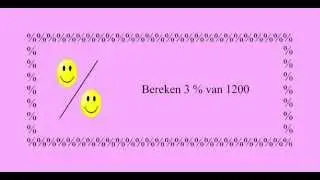 Procenten berekenen m&eacute;t de rekenmachine