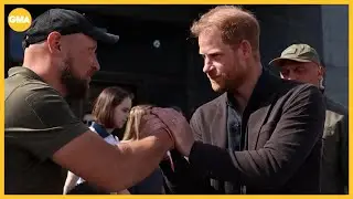 Prince Harry makes surprise visit to Ukraine