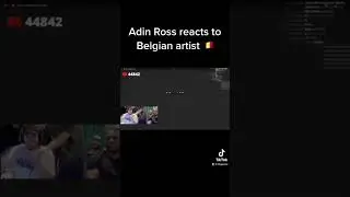 Adin Ross reacts to Belgian artist #adinross #belgium #reaction