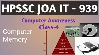 Joa IT-939 || computer Awareness Class -4 ( Computer Memory) JOA IT Preparation