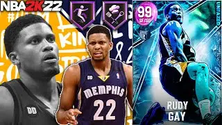 DARK MATTER RUDY GAY GAMEPLAY! HE IS TOUGH TO BEAT FOR HIS PRICE IN NBA 2K22 MyTEAM!